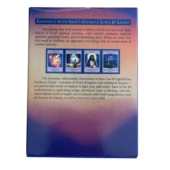 Love & Light 44 Card Divine Guidance Deck CARDS ONLY Doreen Virtue In Box - Picture 3 of 5